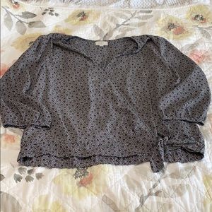 Loft Outlet Faux Wrap Blouse